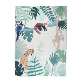 Kinderteppich - Jungle Leopard Bunt - sfeer