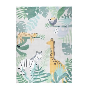 Kinderteppich - Jungle Giraffe Beige - sfeer