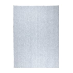 Kurzflor Teppich - Lykke Hellblau - sfeer