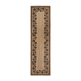 Jute Läufer - Marino Floral Beige - sfeer
