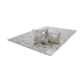 Leder Kissen - Soul 210 Silber - product