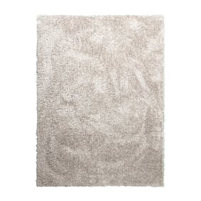 Shaggy Teppich - Blaze Beige Grau - sfeer