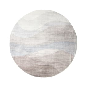 Moderner Teppich Rund - Field Taupe - sfeer