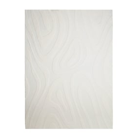 Teppich Wohnzimmer - Charm Shapes Weiß - sfeer