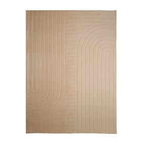 Teppich Wohnzimmer - Charm Arches Beige - sfeer