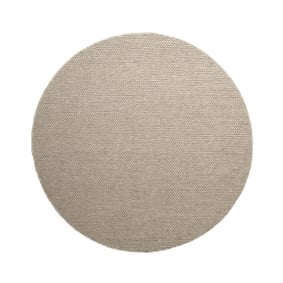 Wollteppich Rund - Bliss Beige Braun - sfeer