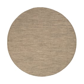 In- & Outdoor Teppich Rund - Malta Melange Natur - sfeer