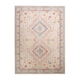 Boho Teppich - Joya Medaillon Bunt - sfeer