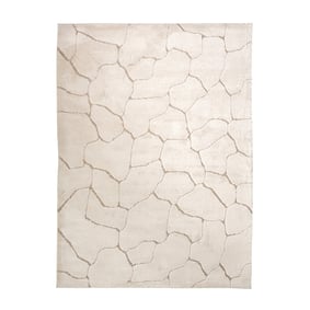 Teppich Wohnzimmer - Yune Stone Creme - sfeer