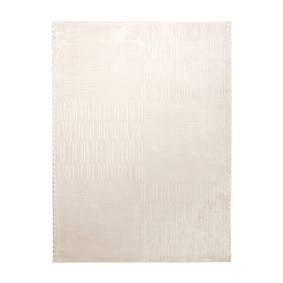 Teppich Wohnzimmer - Yune Lines Creme - sfeer