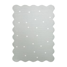 Teppich Kinderzimmer - Cloudy Dots Minze - sfeer