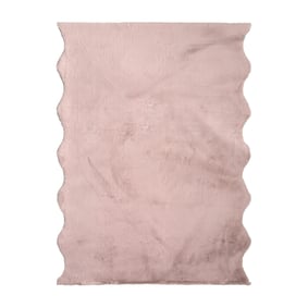 Hochflor Teppich - Comfy Supreme Wavy Rosa - sfeer