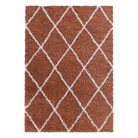 Berberteppich - Agadir Lines Terracota Creme - sfeer