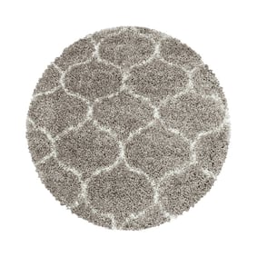 Berberteppich Rund - Agadir Circle Beige Creme