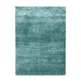 Hochflor Teppich - Blushy Türkis - sfeer