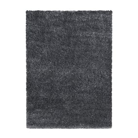 Hochflor Teppich - Blushy Dunkelgrau - sfeer