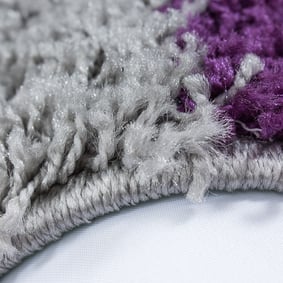 Hochflor Läufer - Cube Lila - sfeer