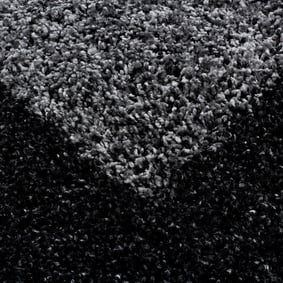 Hochflor Läufer - Edge Schwarz - sfeer