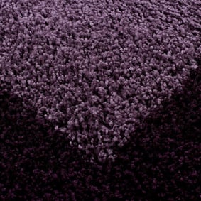 Hochflor Läufer - Edge Lila - sfeer