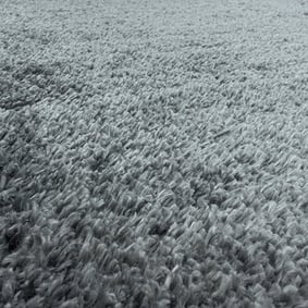 Hochflor Teppich Rund - Fuzzy Grau - sfeer