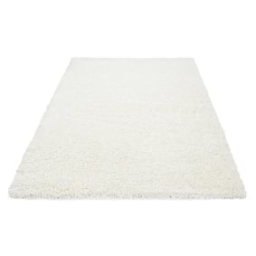 Hochflor Teppich - Life Creme Weiß - sfeer
