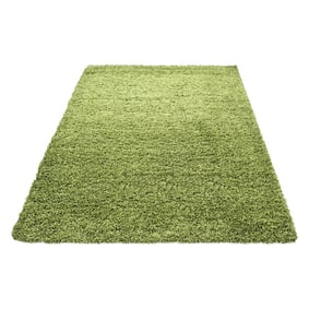 Hochflor Teppich - Life Grün - sfeer