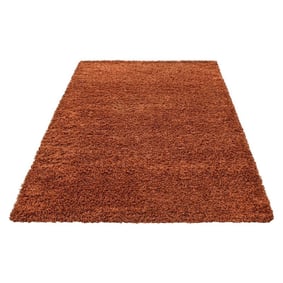 Hochflor Teppich - Life Terracotta - sfeer