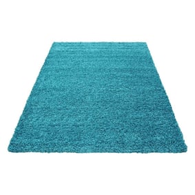 Hochflor Teppich - Life Türkis - sfeer