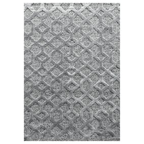 Teppich Skandinavisch - Pitea Tile Grau - sfeer