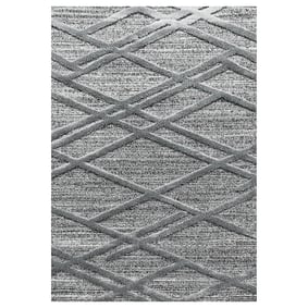 Teppich Skandinavisch - Pitea Double Grau - sfeer