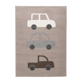 Teppich Kinderzimmer - Bowie Auto Taupe - sfeer