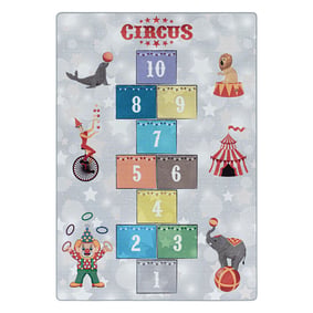 Spielmatte - Pleun Zirkus Hopscotch Grau - sfeer
