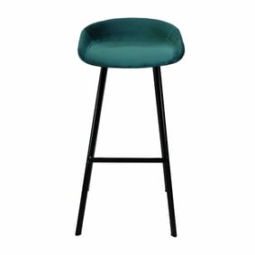 Barhocker Samt - Blau - sfeer