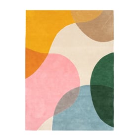 Wollteppich Abstrakt - Clarice Bunt - sfeer