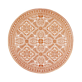 In- & Outdoor Teppich Rund - Summer Oriental Terracotta - sfeer