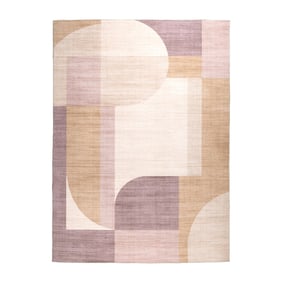Gartenteppich Abstrakt - Groovy Shapes Pastell - sfeer
