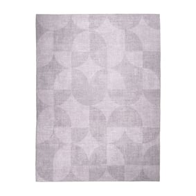 Gartenteppich Abstrakt - Groovy Tiles Grau - sfeer
