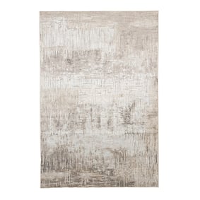 Teppich Modern - Hendrix Grunge Creme Grau - sfeer