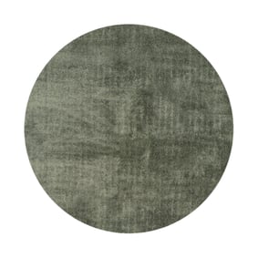 Waschbarer Teppich Rund - Clean Grün - sfeer