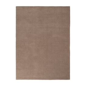 Handwebteppichs - Candice Grid Braun - product