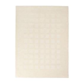 Handwebteppichs - Candice Cube Creme - product