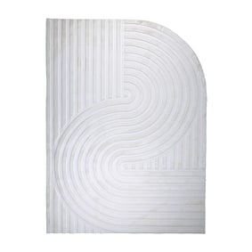 Teppich Organisch - Flowy Wavy Creme - sfeer