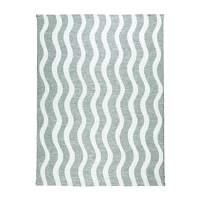In- & Outdoor Teppich - Summer Waves Grün - sfeer