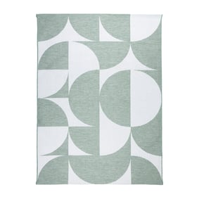 In- & Outdoor Teppich - Summer Shapes Grün - sfeer