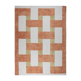 Retro In - & Outdoorteppich - Pop Lines Terra - sfeer