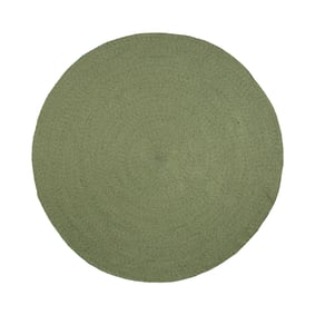 In- & Outdoor Jute Teppich Rund - Bali Grün - sfeer