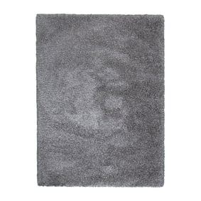 Hochflor Wohnzimmer Teppich - Yves Grau - product