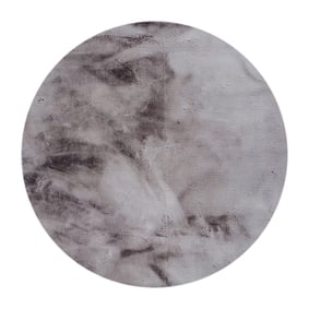 Hochflor Teppich Rund - Comfy Supreme Anthrazit - sfeer