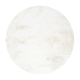 Hochflor Teppich Rund - Comfy Supreme Weiß - sfeer