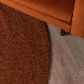 Runder Kurzflor Teppich - Pablo Terracotta - product